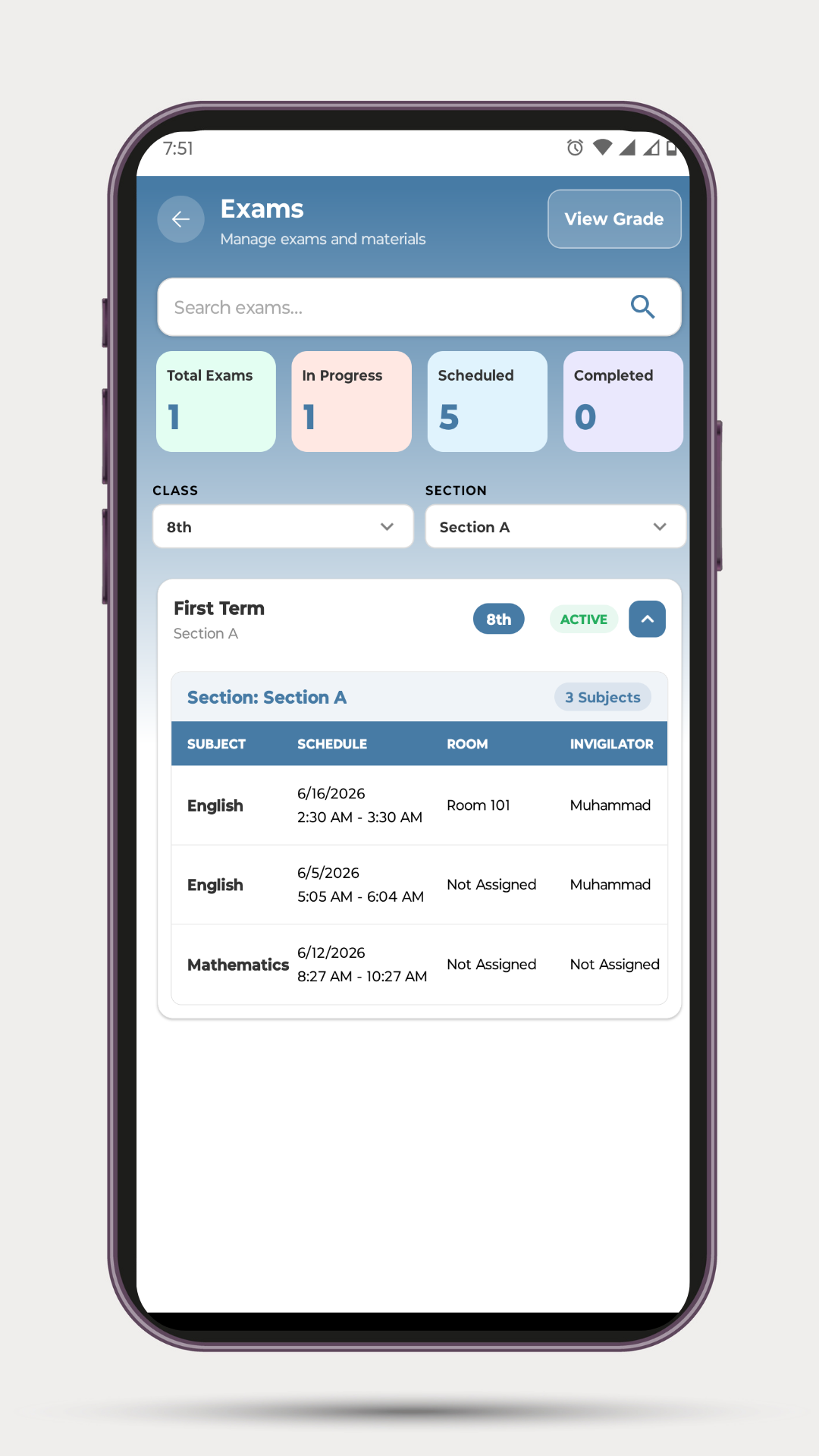 Edu Manage App screenshot 4